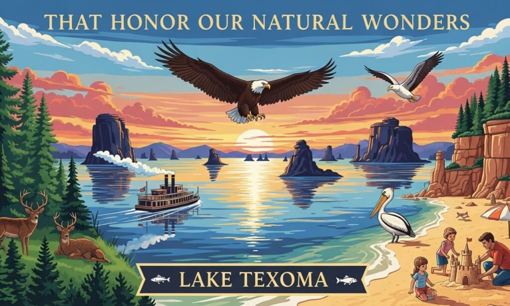 Lake texoma should be capitalized: That Honor Our Natural Wonders